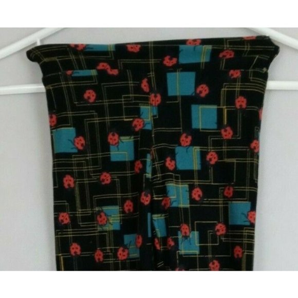 New LuLaRoe Leggings With Cute Ladybugs Design Kids Size S/M - Picture 4 of 6
